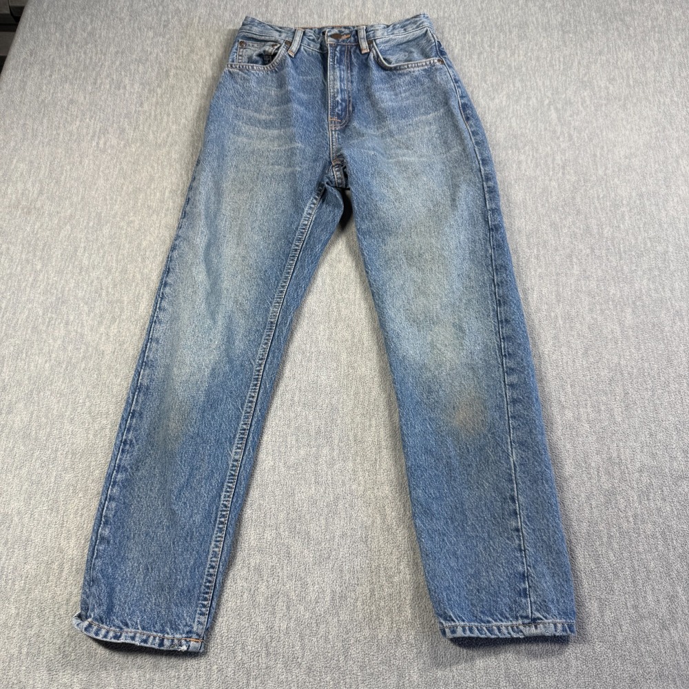 Nudie Jeans Co Jeans Women 25x26 Blue Tight Terry High Rise Skinny Stretch Denim